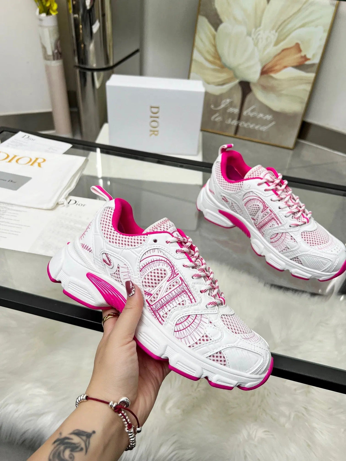 Dior B30 Sneaker in Pink/Weiß – Eine ausführliche Analyse VLP.LIFE