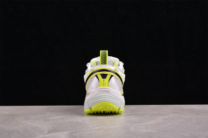 Off-White™ x Nike Zoom Vomero 5, Weiß/Neon-Gelb/Schwarz