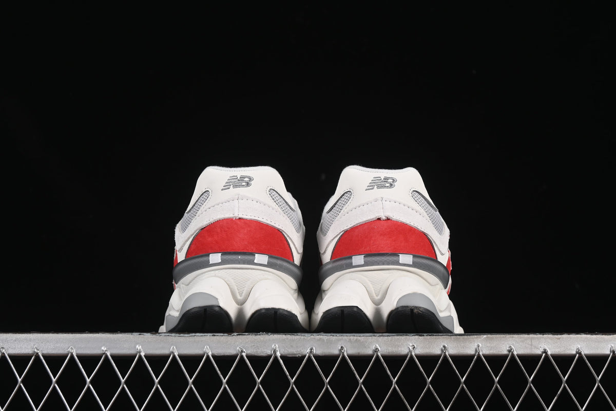 New Balance 9060Crimson Red & Cloud Grey Edition