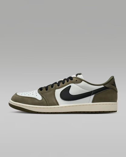 Air Jordan 1 Retro Low "Medium Olive and Summit White"