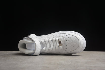 Louis Vuitton x Nike Air Force 1 Mid, All-White Monogram