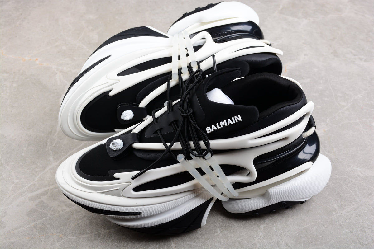 Balmain B-Runner Sneakers Black/White