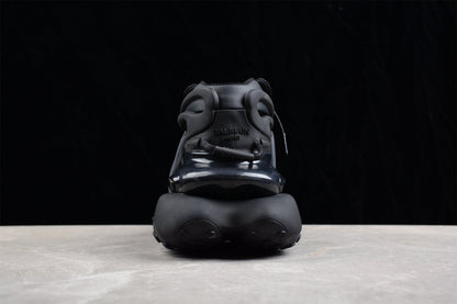 Balmain B-Runner Sneakers Triple Black, Luxus im monochromen Future-Design