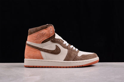Air Jordan 1 Retro High OG, Sandstone Brown & Ember Orange