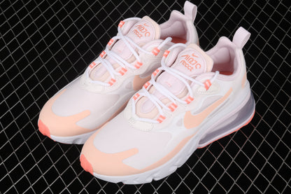 Nike Air Max 270 React in the Summit White/Crimson Tint colorway CJ0619-103