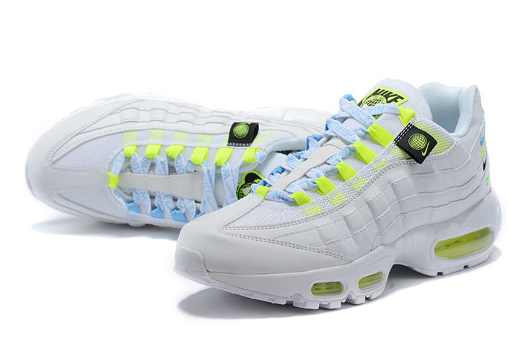 Nike Air Max 95, White Neon Multi-Swoosh Edition
