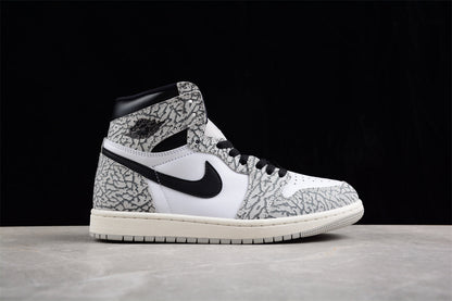 Jordan 1 High OG White Cement" AJ1 Joe 1, Elephant Pattern