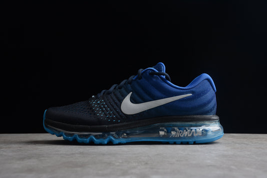 Nike Air Max 2017 in einer dunkelblau-schwarzen Farbvariante mit einer