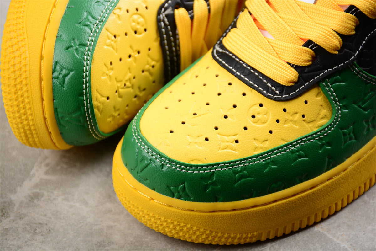 Off-White™ x Nike Air Force 1 Low Off-White™ inspired shoes, featuring Louis Vuitton
