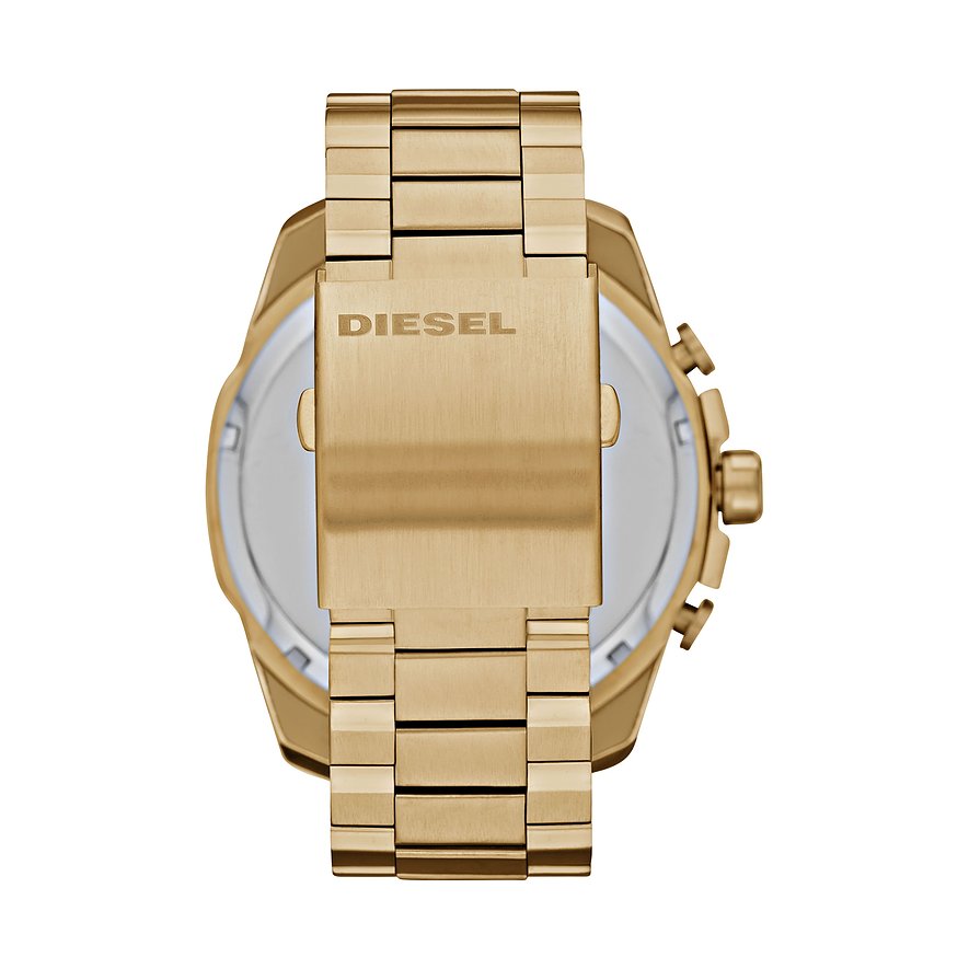 Diesel Mega Chief DZ4360, Gold Tone, view 3