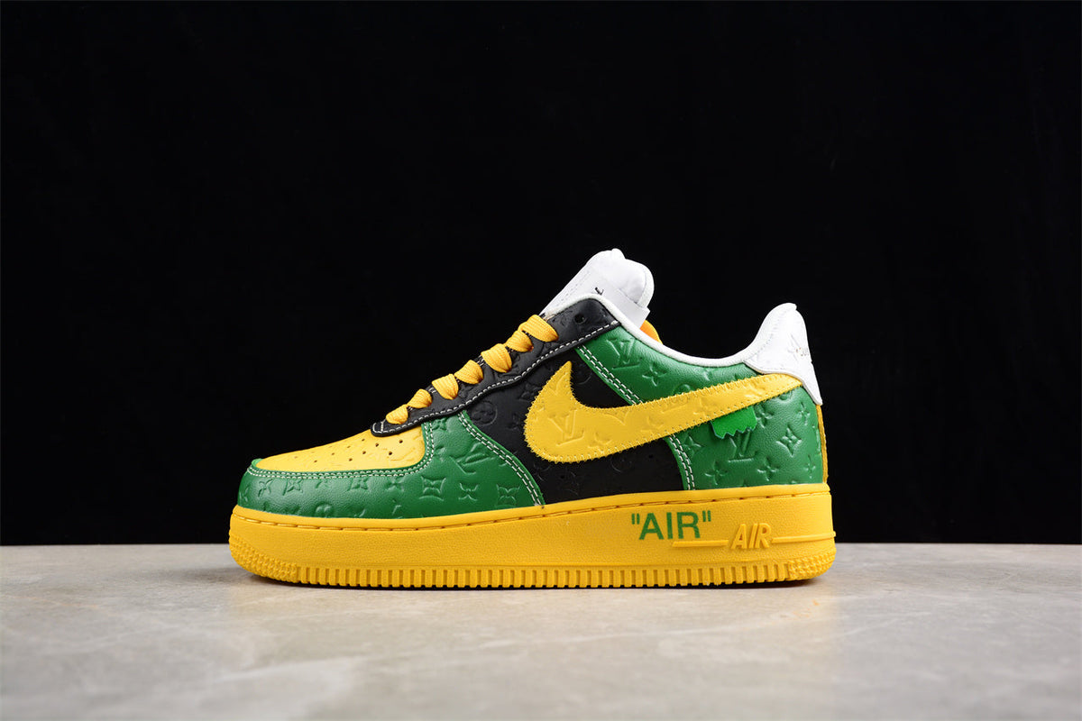 Off-White™ x Nike Air Force 1 Low Off-White™ inspired shoes, featuring Louis Vuitton