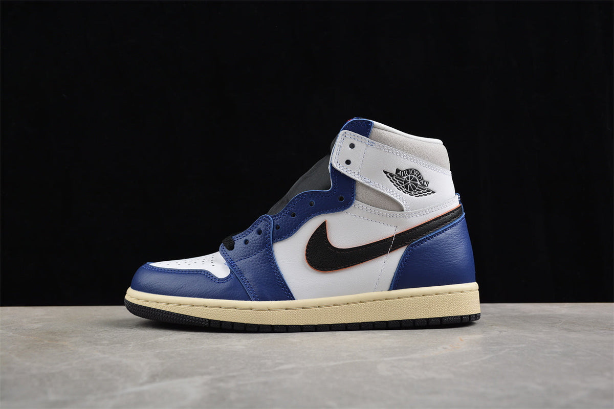 Air Jordan 1 Retro High OG, Blue Royal & White Edition