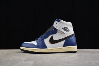 Air Jordan 1 Retro High OG, Blue Royal & White Edition