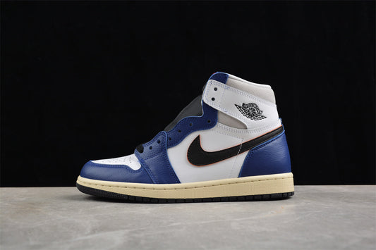 Air Jordan 1 Retro High OG, Blue Royal & White Edition