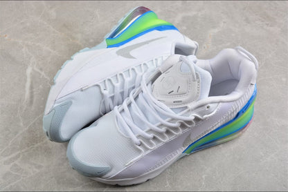Nike Air Max 270 “React ENG”, White/Volt/Blue Fury/Pink Blast