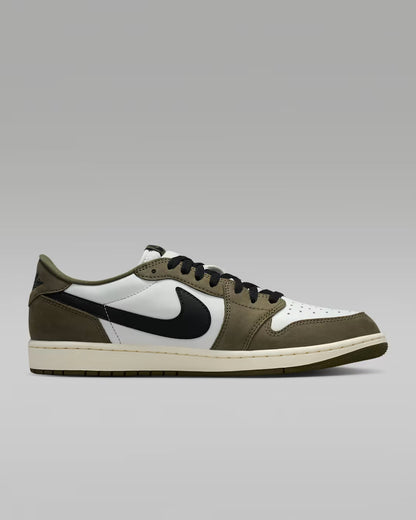 Air Jordan 1 Retro Low "Medium Olive and Summit White"