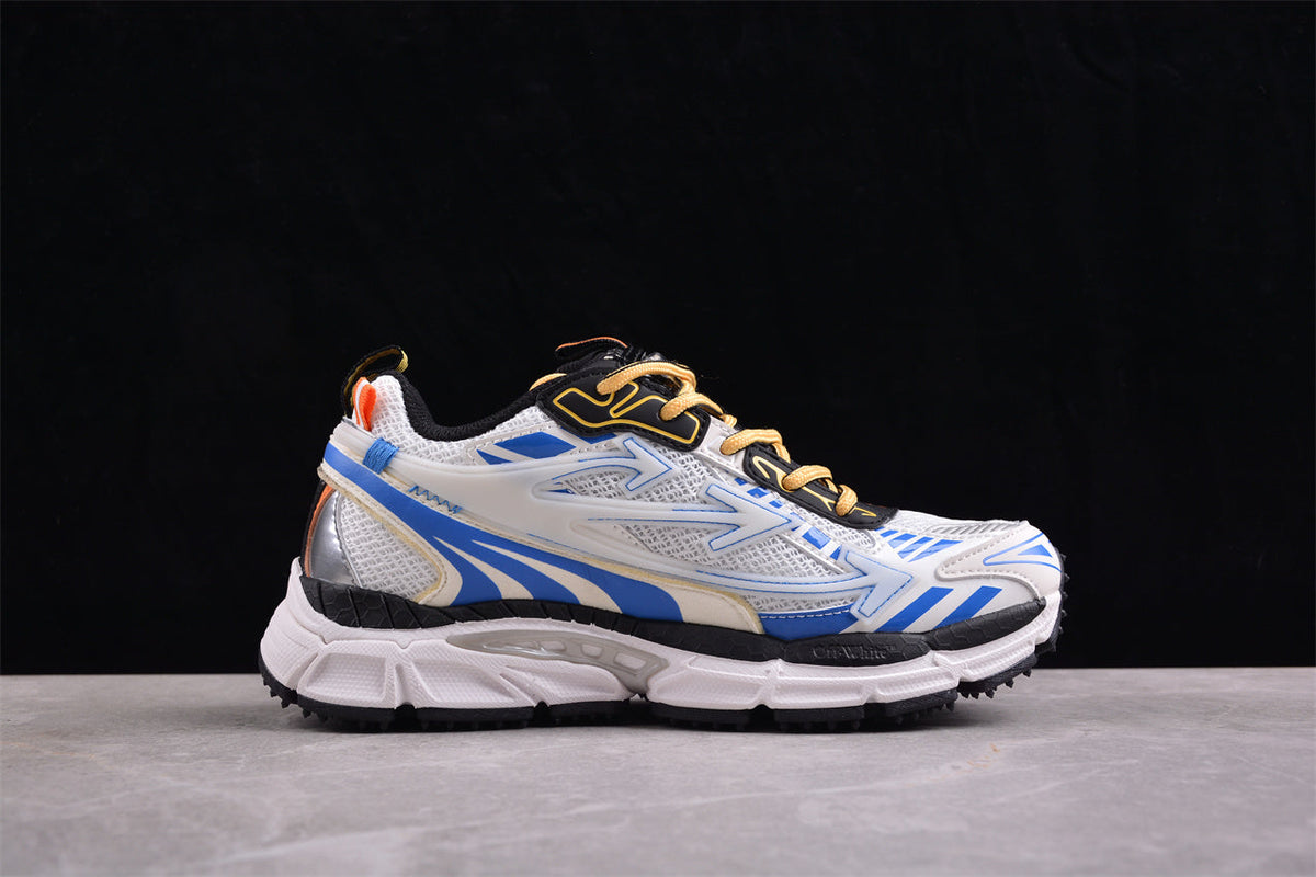 Off-White™ x Nike Zoom Vomero 5 (White/Blue/Black/Orange)