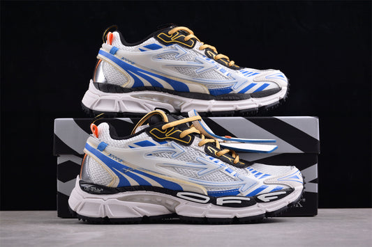 Off-White™ x Nike Zoom Vomero 5 (White/Blue/Black/Orange)