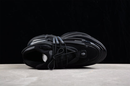 Balmain B-Runner Sneakers Triple Black, Luxus im monochromen Future-Design