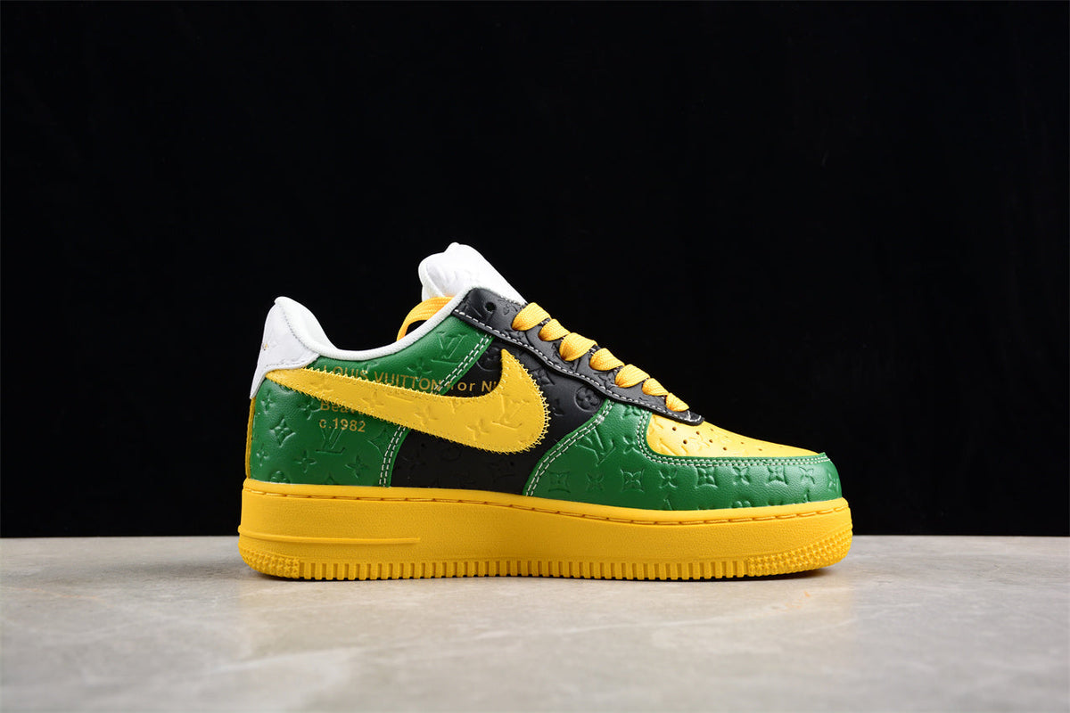 Off-White™ x Nike Air Force 1 Low Off-White™ inspired shoes, featuring Louis Vuitton