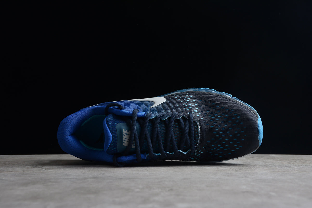 Nike Air Max 2017 in einer dunkelblau-schwarzen Farbvariante mit einer