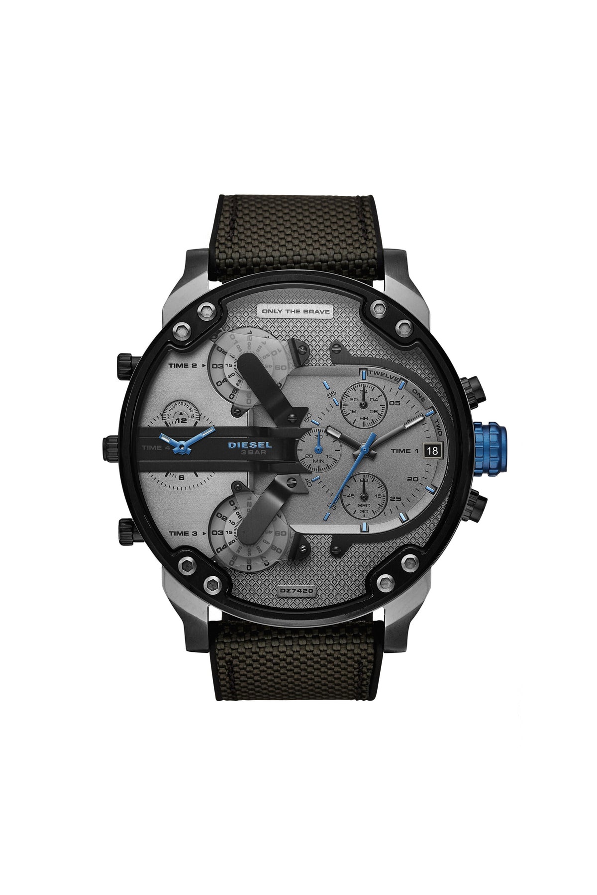 Diesel Mr. Daddy 2.0 DZ7420, Black and Blue, view 1