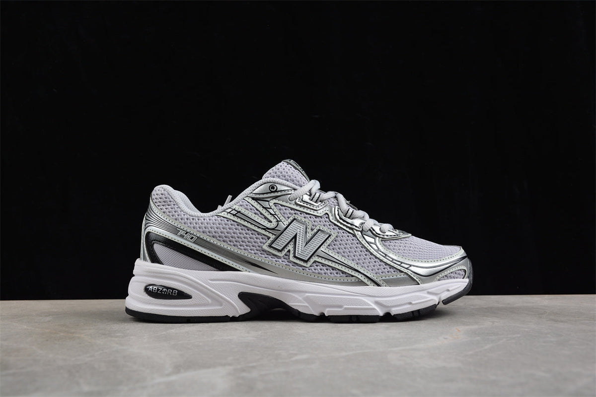 New Balance 2002R in a grey/silver
