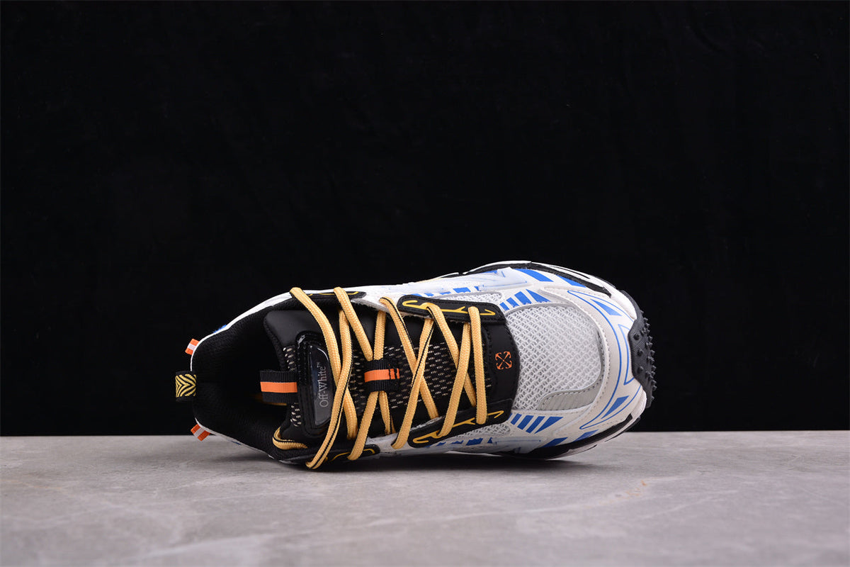 Off-White™ x Nike Zoom Vomero 5 (White/Blue/Black/Orange)