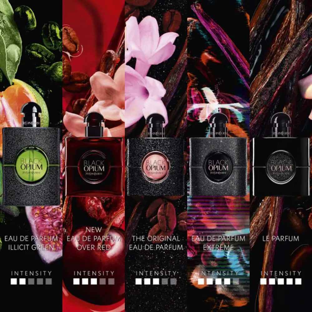 YSL, Black Opium Over Red, Eau de Parfum, Perfume for Women, Cherry, Coffee, Vanilla VLP.LIFE