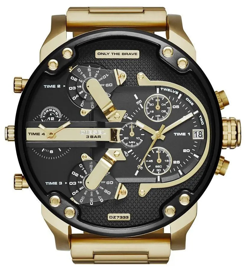 Diesel Mr. Daddy 2.0 DZ7333 Gold Chronograph Men’s Watch