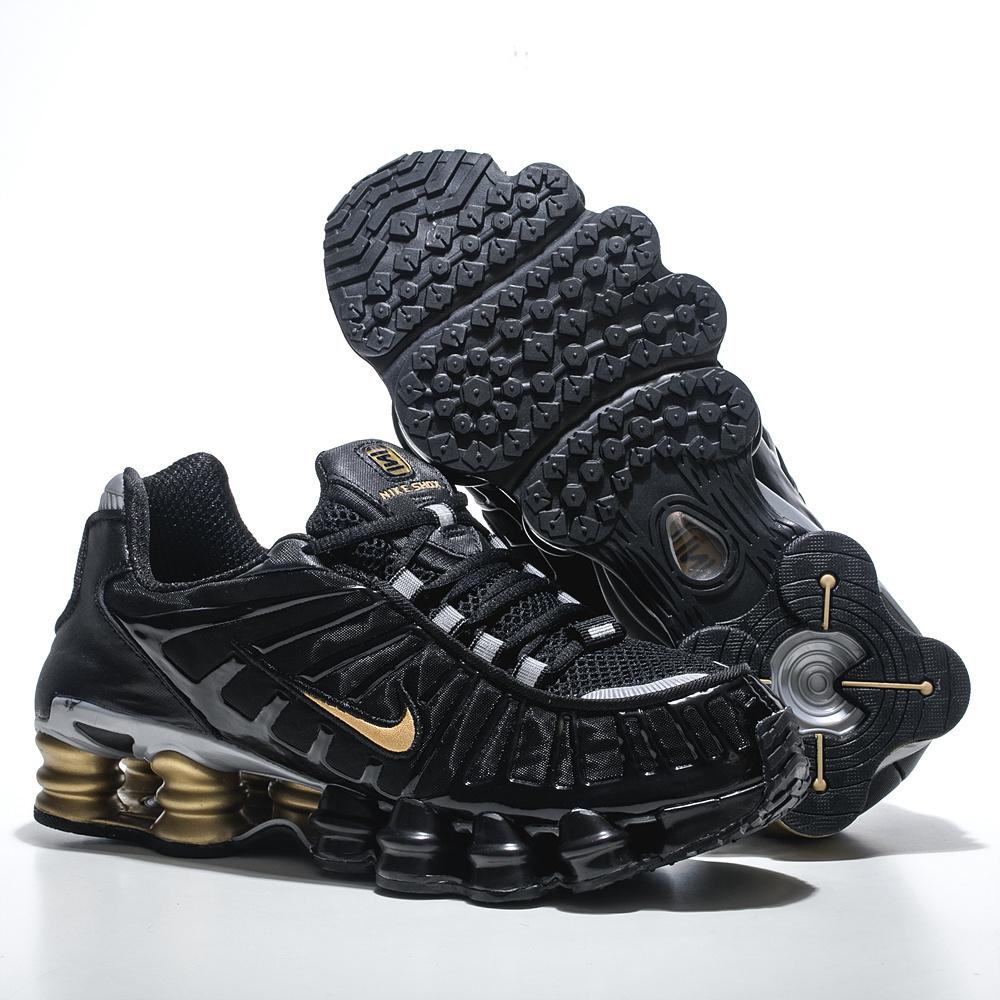 Nike Shox TL Black Gold, Premium Shock Absorber Running Shoes