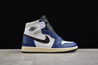 Air Jordan 1 Retro High OG, Blue Royal & White Edition