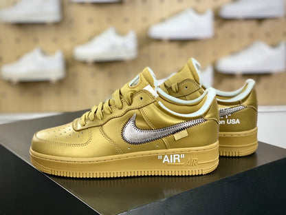 Metallic gold low-top sneakers, product detail 3013