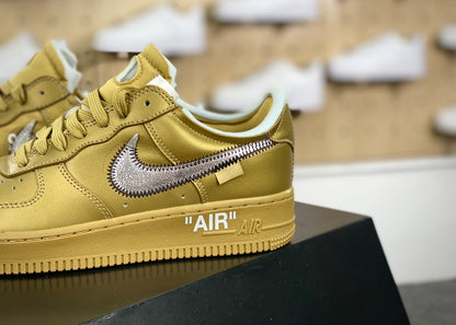 Metallic gold low-top sneakers, product detail 3020