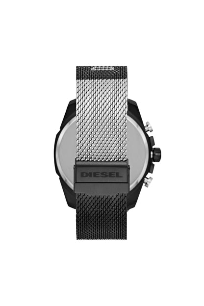 Diesel Mega Chief DZ4514, Black and White Mesh, view 2