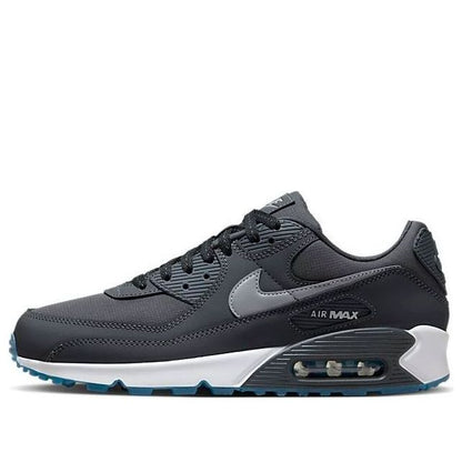 Nike Air Max 90, Reflective Swoosh Anthracite and Industrial Blue