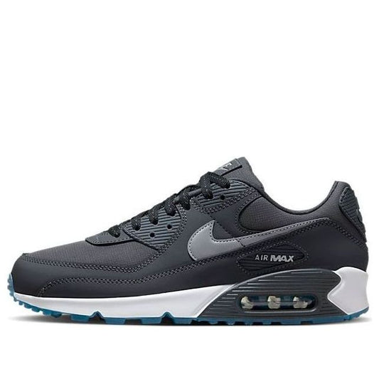 Nike Air Max 90, Reflective Swoosh Anthracite and Industrial Blue