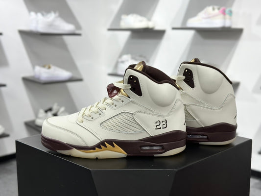 Air Jordan 5 Retro Golden Ticket | Earth / Sail / Metallic Gold | supplied product photograph